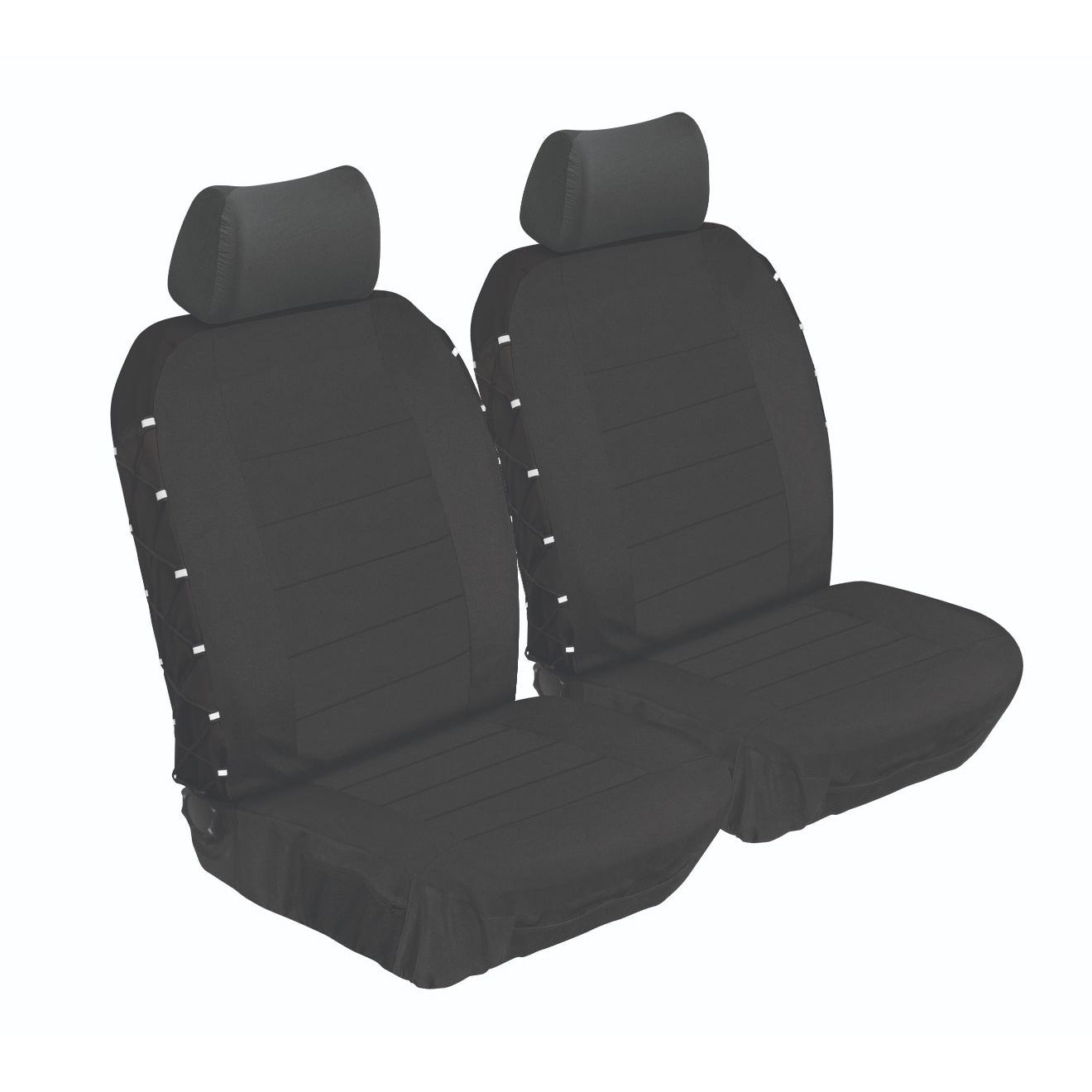 ULTIMATE HD CAR FRONT SEAT COVER SET (various colours)