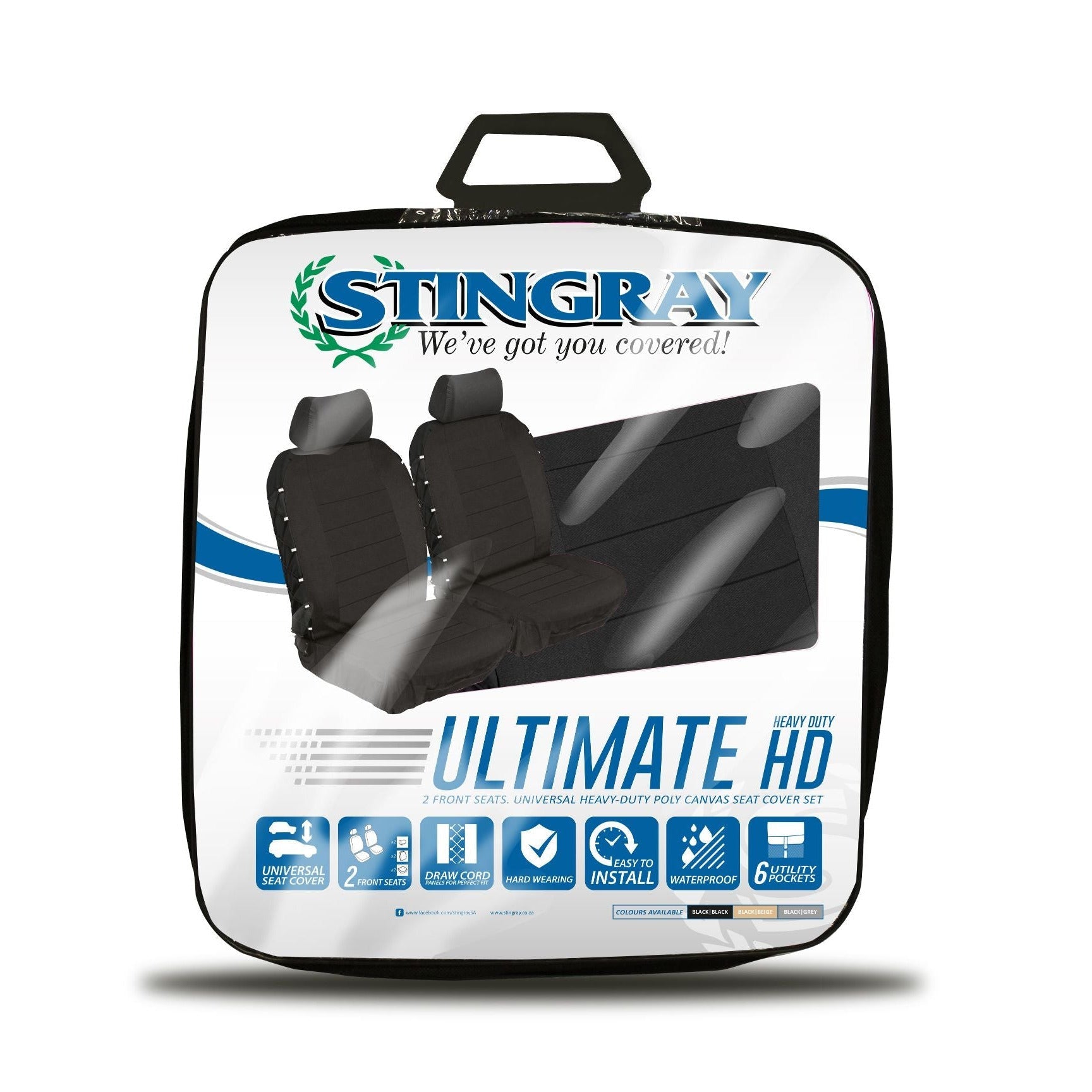 Ultimate HD Car Front Seat Cover Set