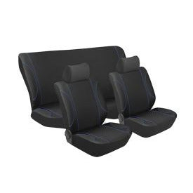 MONACO 6PC CAR SEAT COVER SET (various colours)