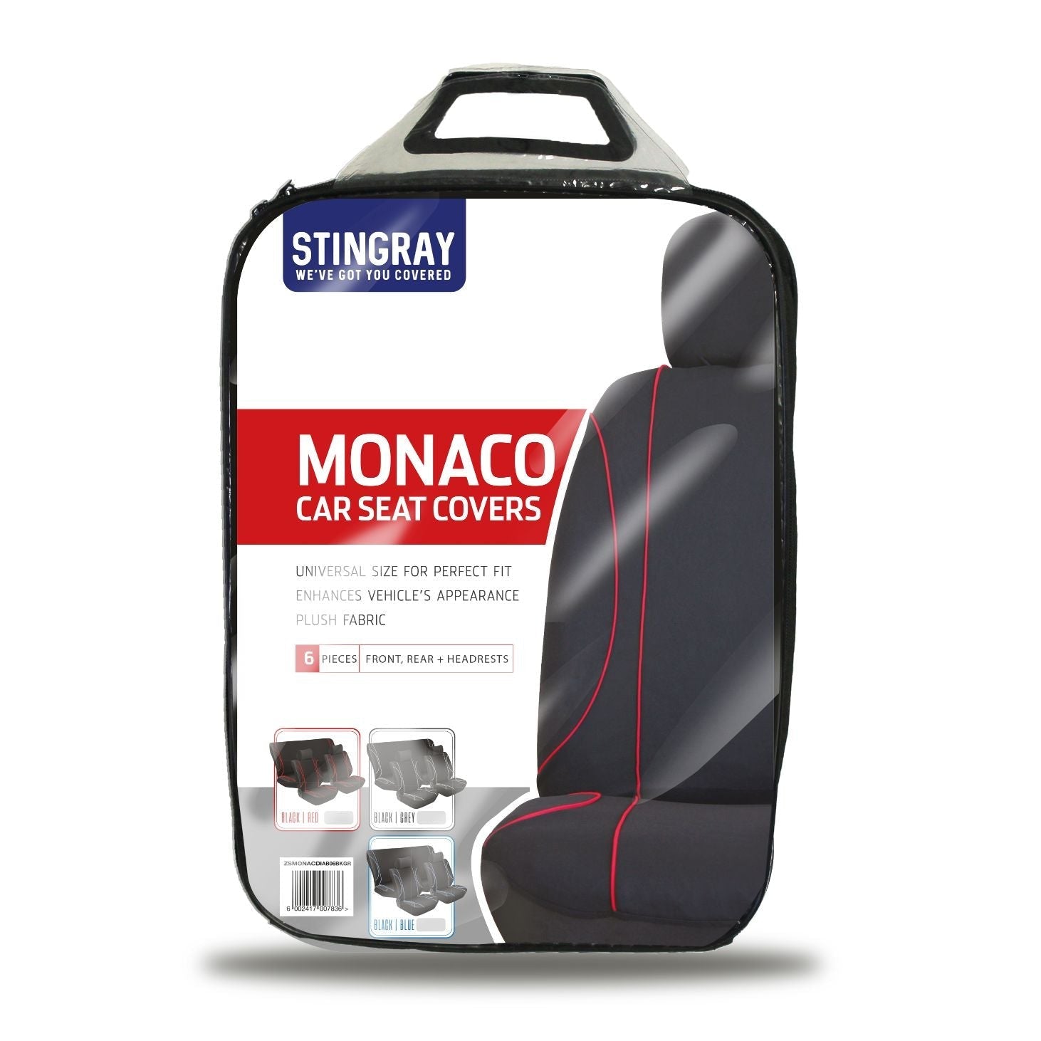 Monaco 6Pc Car Seat Cover Set