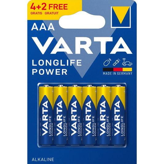 LONGLIFE POWER 4+2 AAA (SINGLE BLISTER)