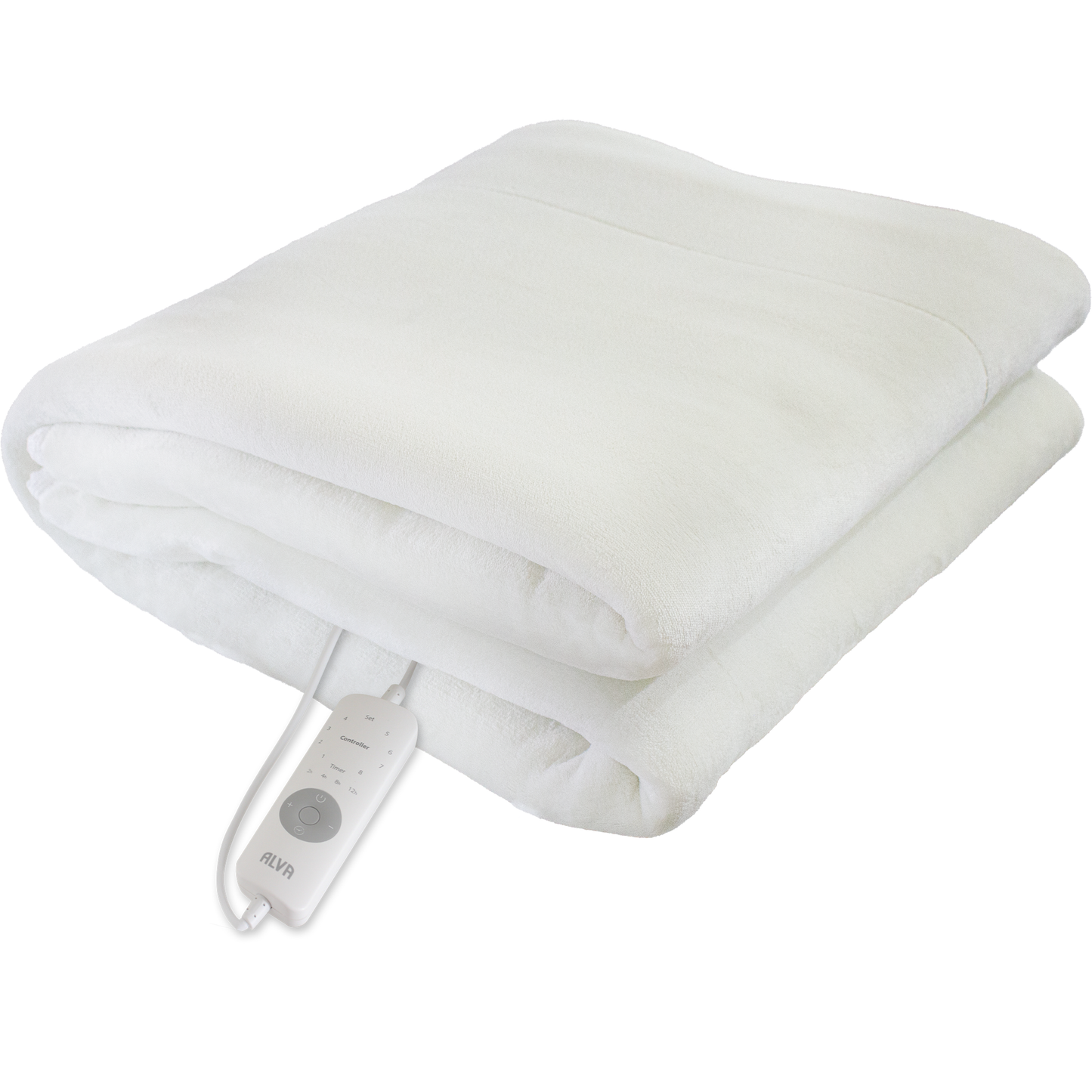 ALVA - SINGLE - MINK FLEECE FITTED ELECTRIC BLANKET W/ELASTIC 91X188CM