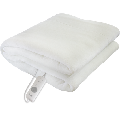 ALVA - SINGLE - MINK FLEECE FITTED ELECTRIC BLANKET W/ELASTIC 91X188CM