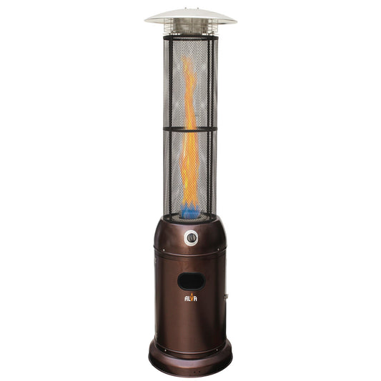 GAS PATIO HEATER GLASS FLAME TUBE - 2.1M - TALL - HAMMERTONE