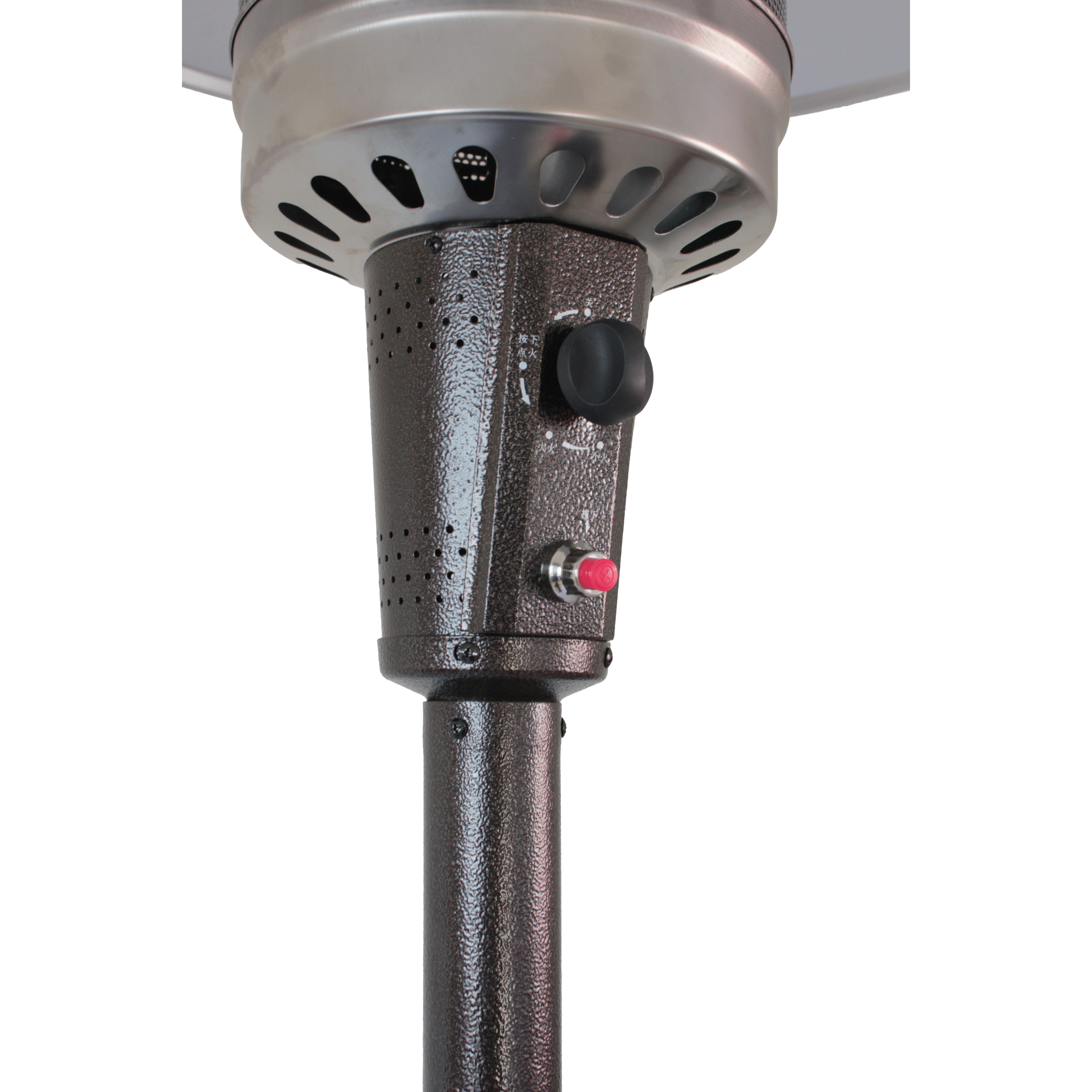 Gas Patio Heater - Bronze Hammertone Cabinet