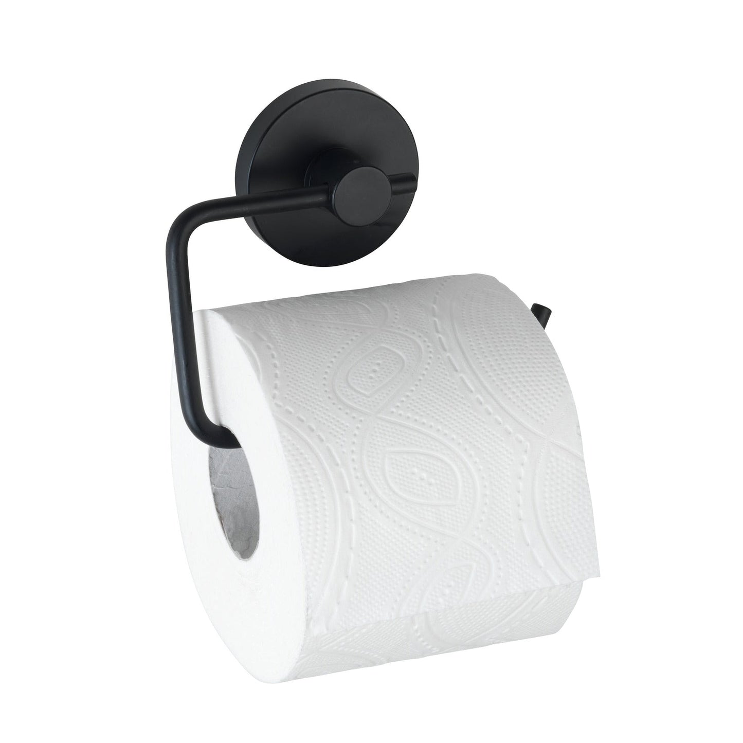 VACUUM-LOC® TOILET PAPER HOLDER - MILAZZO - BLACK - NO DRILLING