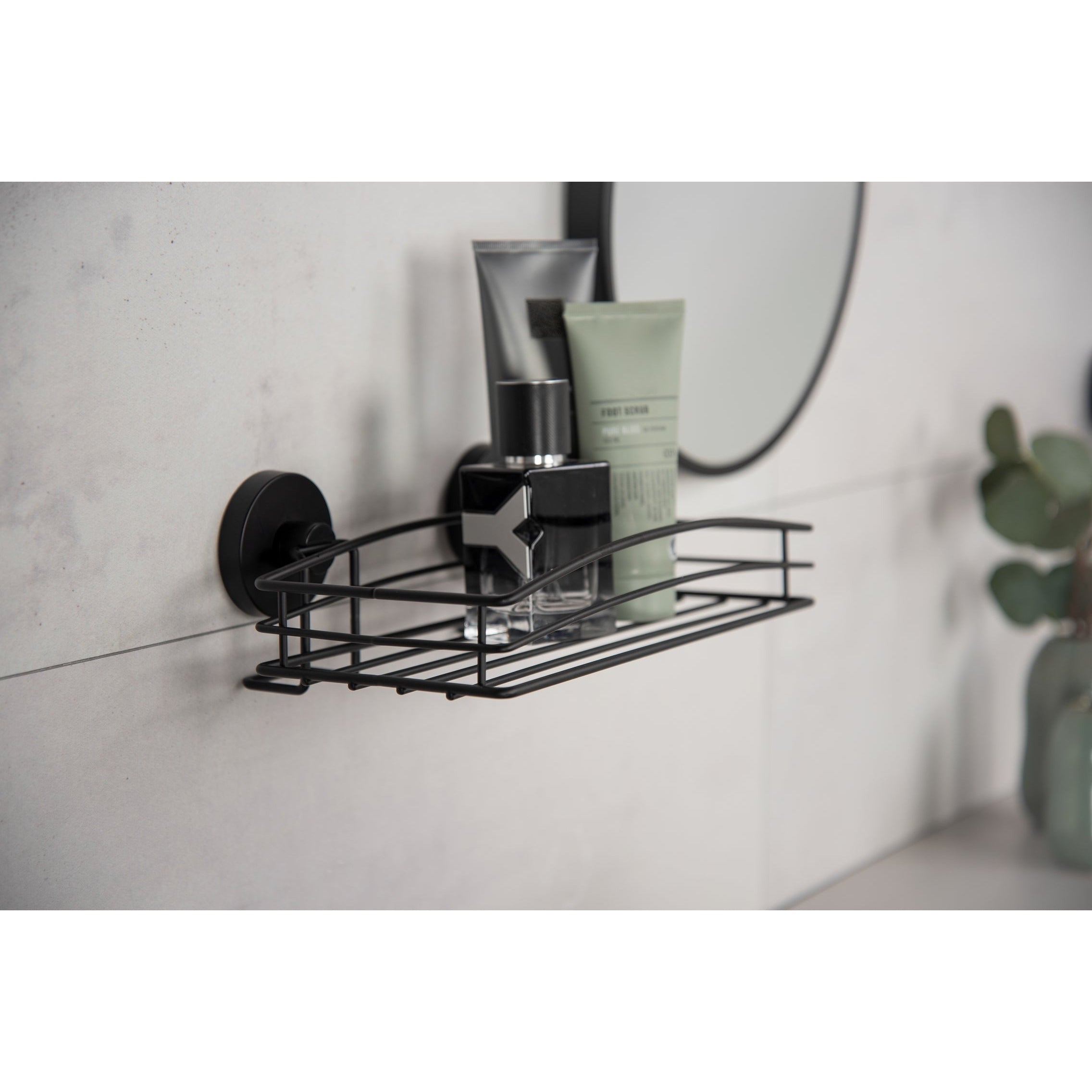 Vacuum-Locâ® Wall Shelf - Black - Wall Shelf - No Drilling