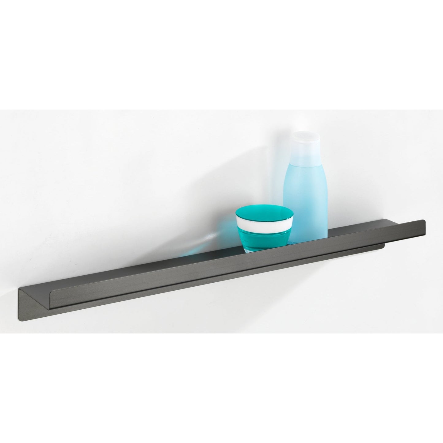 BATHROOM SHELF MAXI - MONTELLA RANGE - RUSTPROOF ALUMINIUM - ANTHRACITE