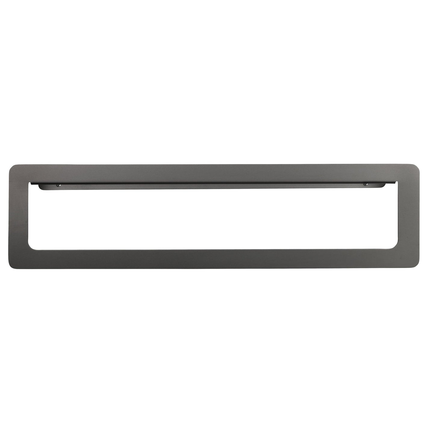 TOWEL RAIL WITH SHELF UNO - MONTELLA RANGE - RUSTPROOF ALUMINIUM - ANTHRACITE