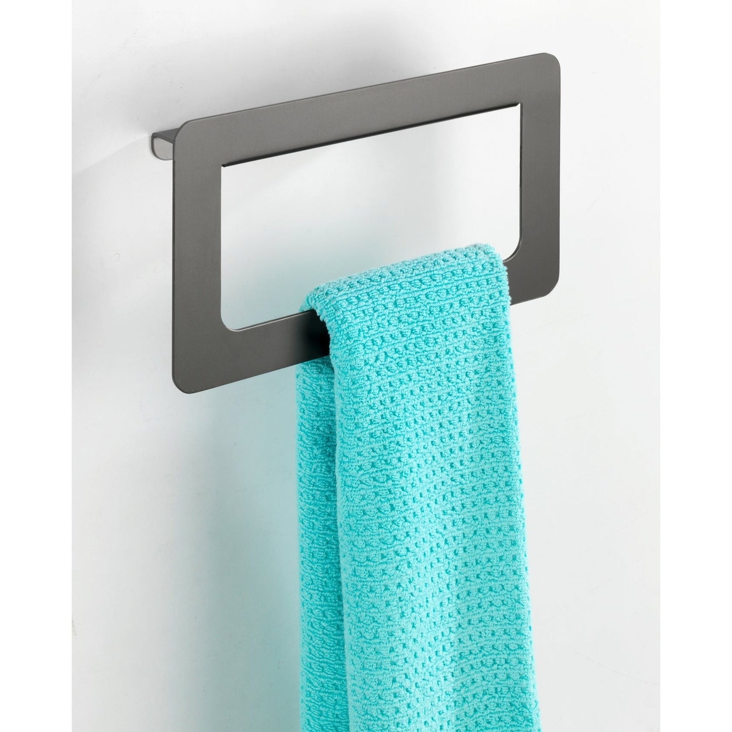 TOWEL HOLDER RING UNO - MONTELLA RANGE - RUSTPROOF ALUMINIUM - ANTHRACITE