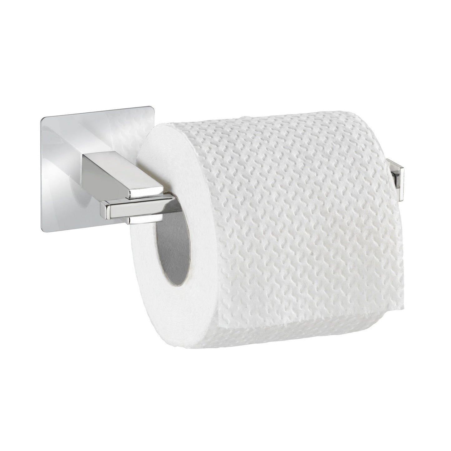 TURBO-LOC TOILET PAPER HOLDER QUADRO RANGE - S/STEEL - NO DRILLING