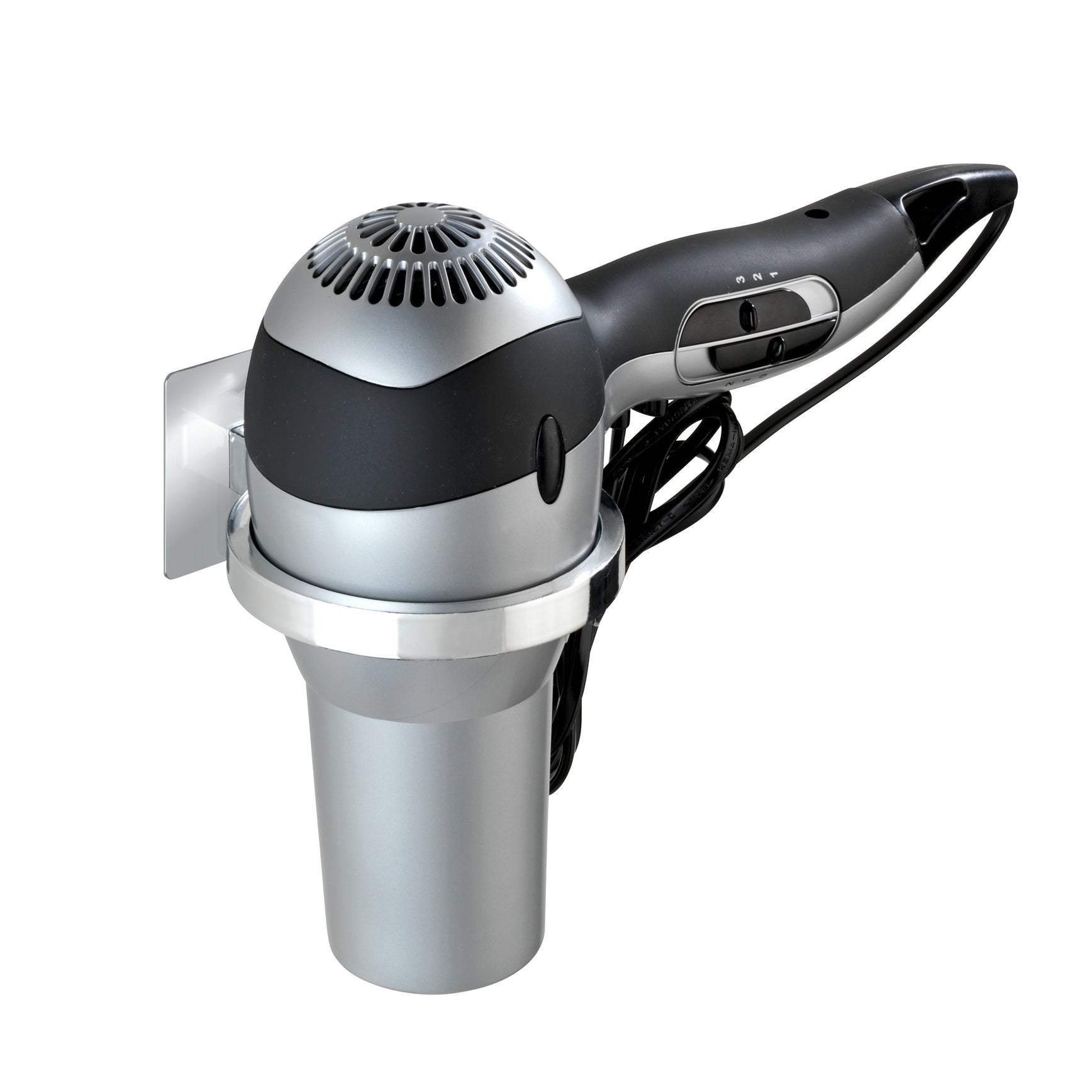 Turbo-Loc Hair Dryer Holder Quadro Range - No Drilling Required