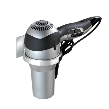 TURBO-LOC HAIR DRYER HOLDER QUADRO RANGE - NO DRILLING REQUIRED