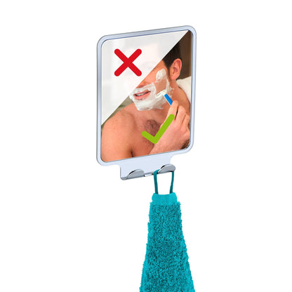 VACUUM-LOC ANTI-FOG SHOWER MIRROR QUADRO RANGE - NO DRILLING