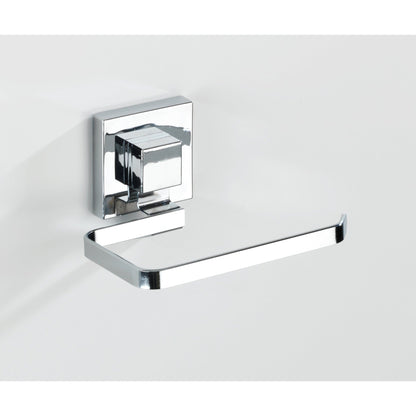 VACUUM-LOC TOILET PAPER HOLDER QUADRO RANGE - S/STEEL - NO DRILLING