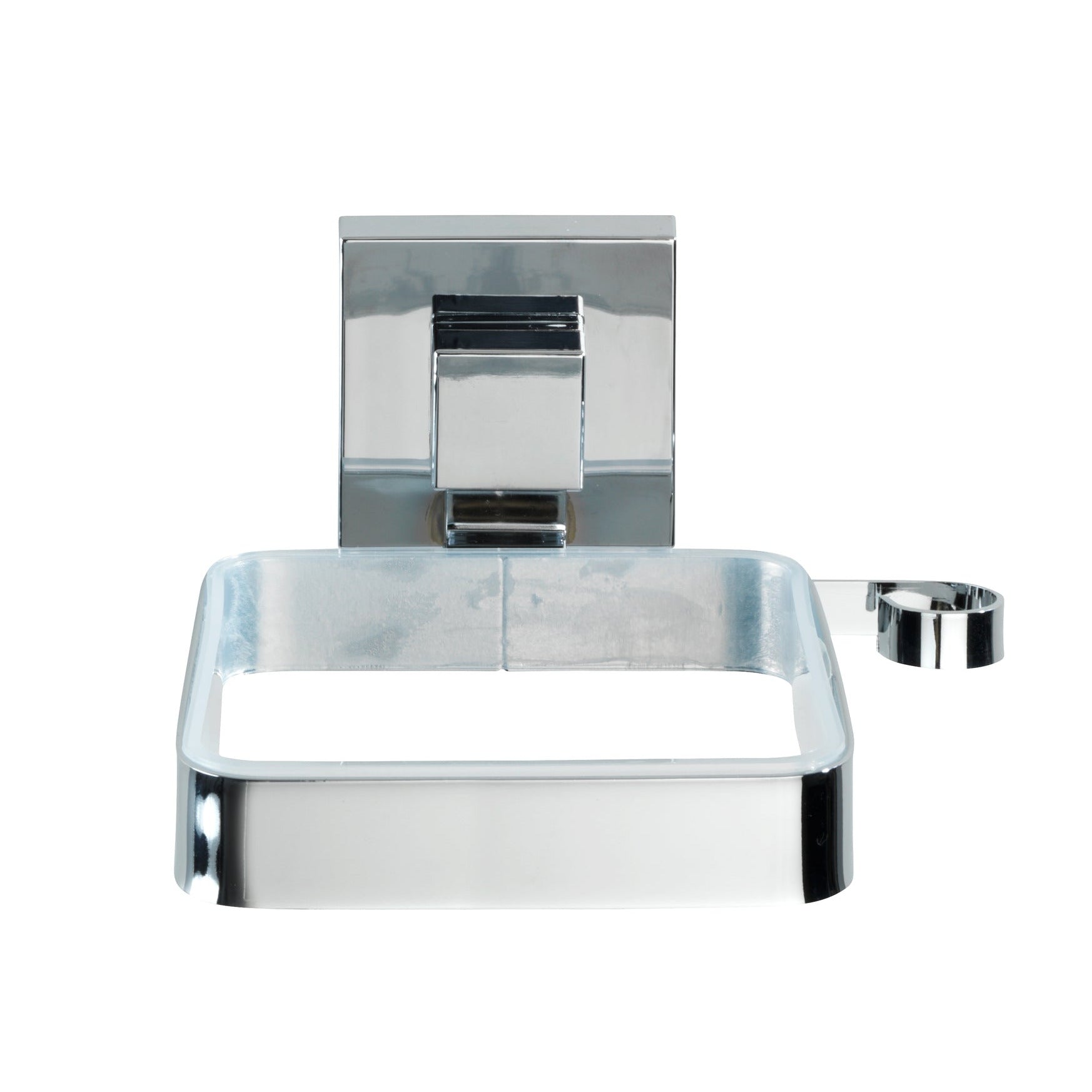 Vacuum-Loc Hair Dryer Holder Quadro Range - S/Steel - No Drilling
