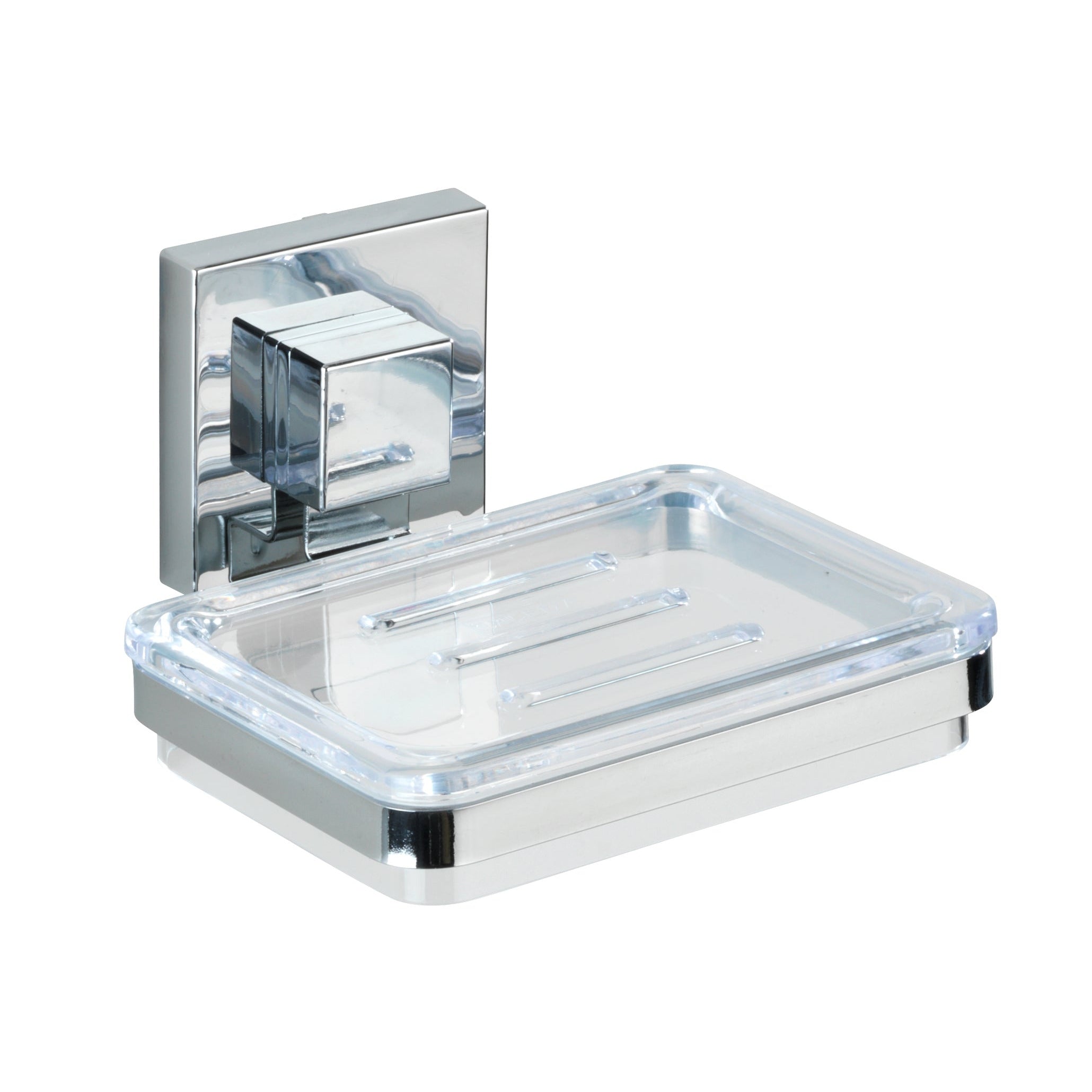 Vacuum-Loc Soap Holder Quadro Range - S/Steel - No Drilling