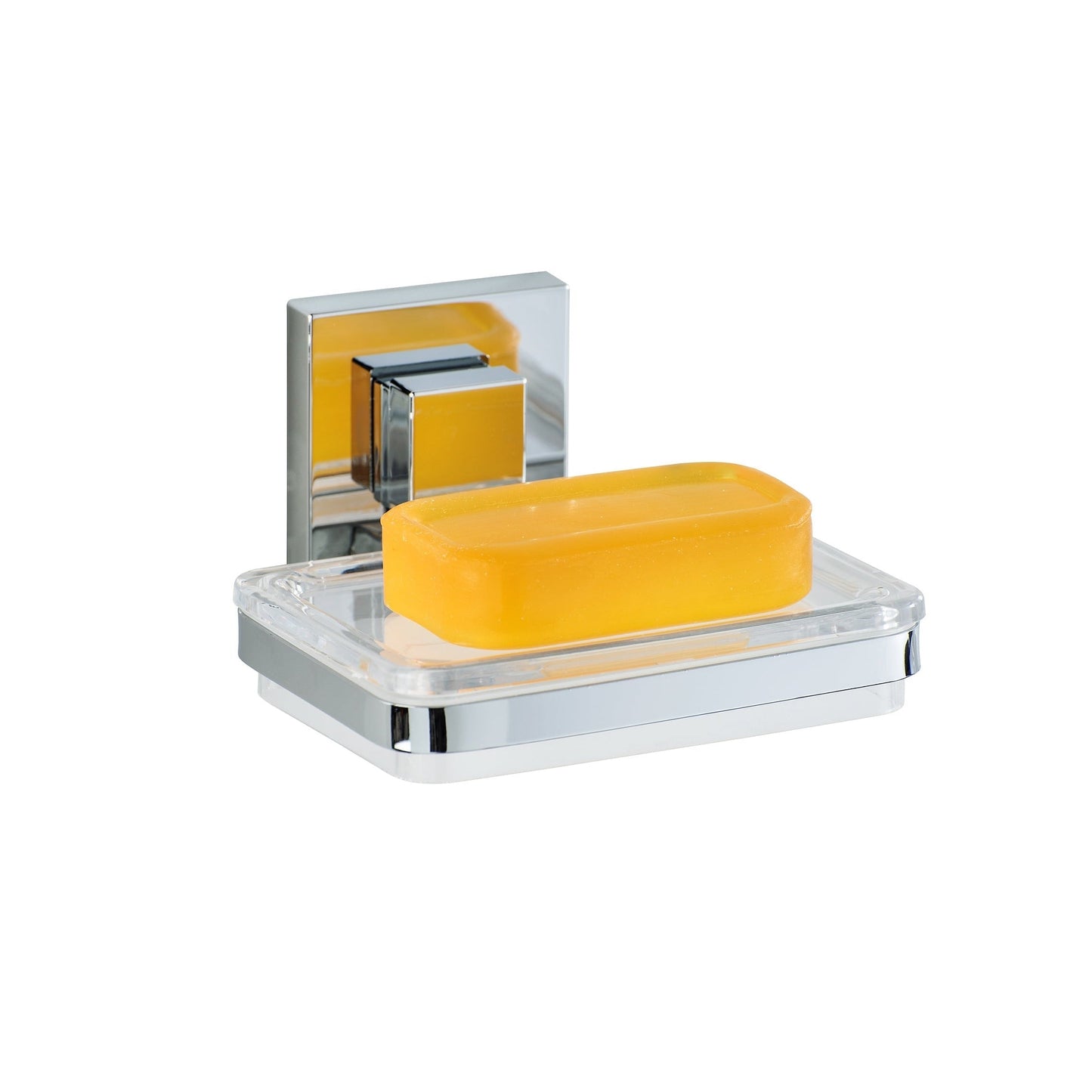 VACUUM-LOC SOAP HOLDER QUADRO RANGE - S/STEEL - NO DRILLING