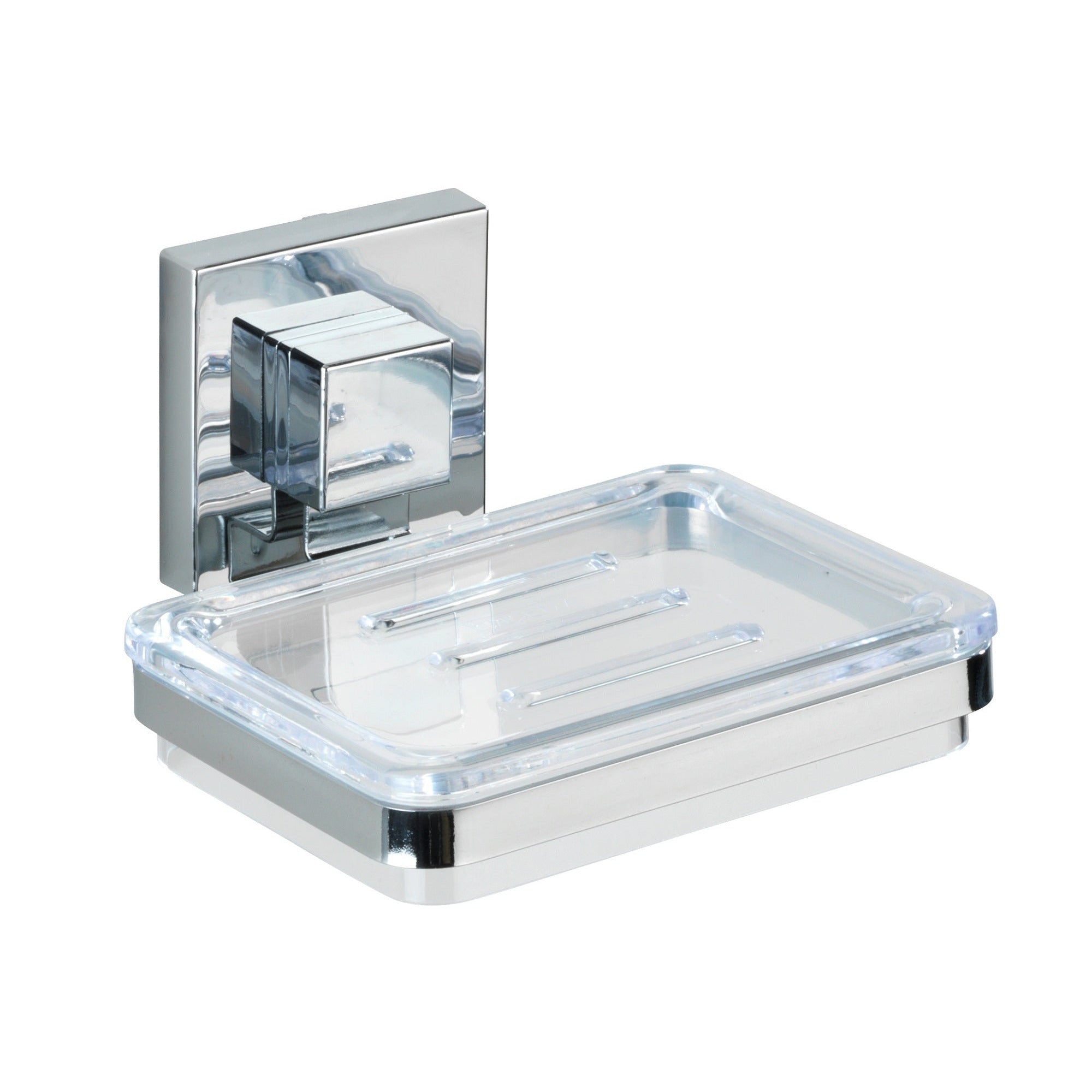 Vacuum-Loc Soap Holder Quadro Range - S/Steel - No Drilling