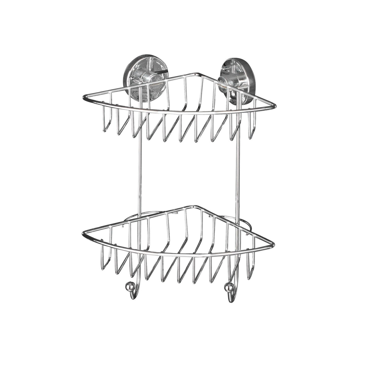 VACUUM-LOC 2-TIER CORNER RACK BARI - NO DRILLING REQUIRED