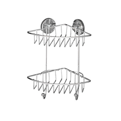 VACUUM-LOC 2-TIER CORNER RACK BARI - NO DRILLING REQUIRED