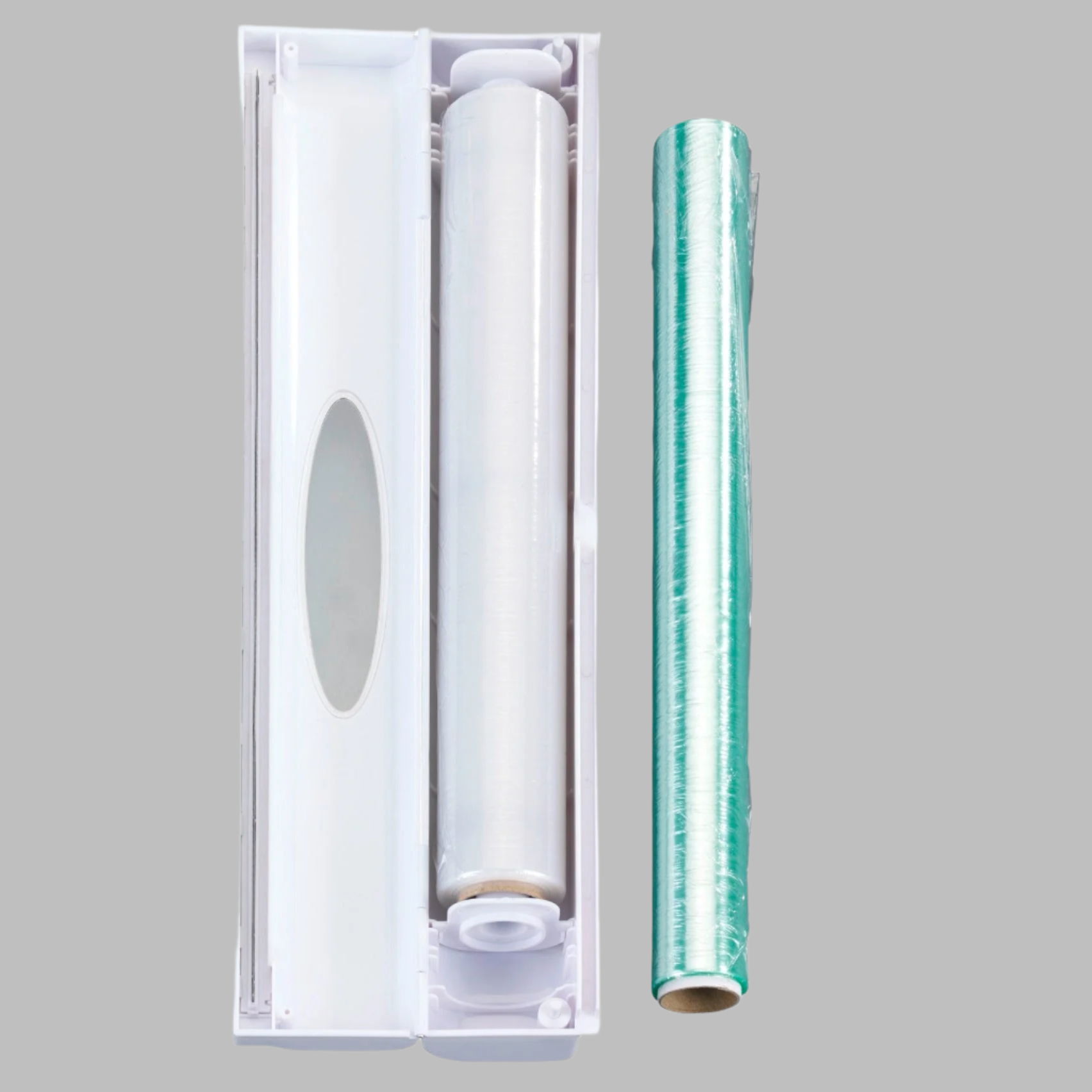 Foil / Cling Wrap Dispenser - Cutter 1-Click - White