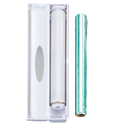 FOIL / CLING WRAP DISPENSER - PERFECT CUTTER 1-CLICK - WHITE