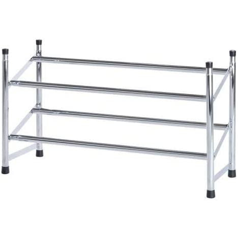 EXTENDABLE SHOE SHELF - CHROME