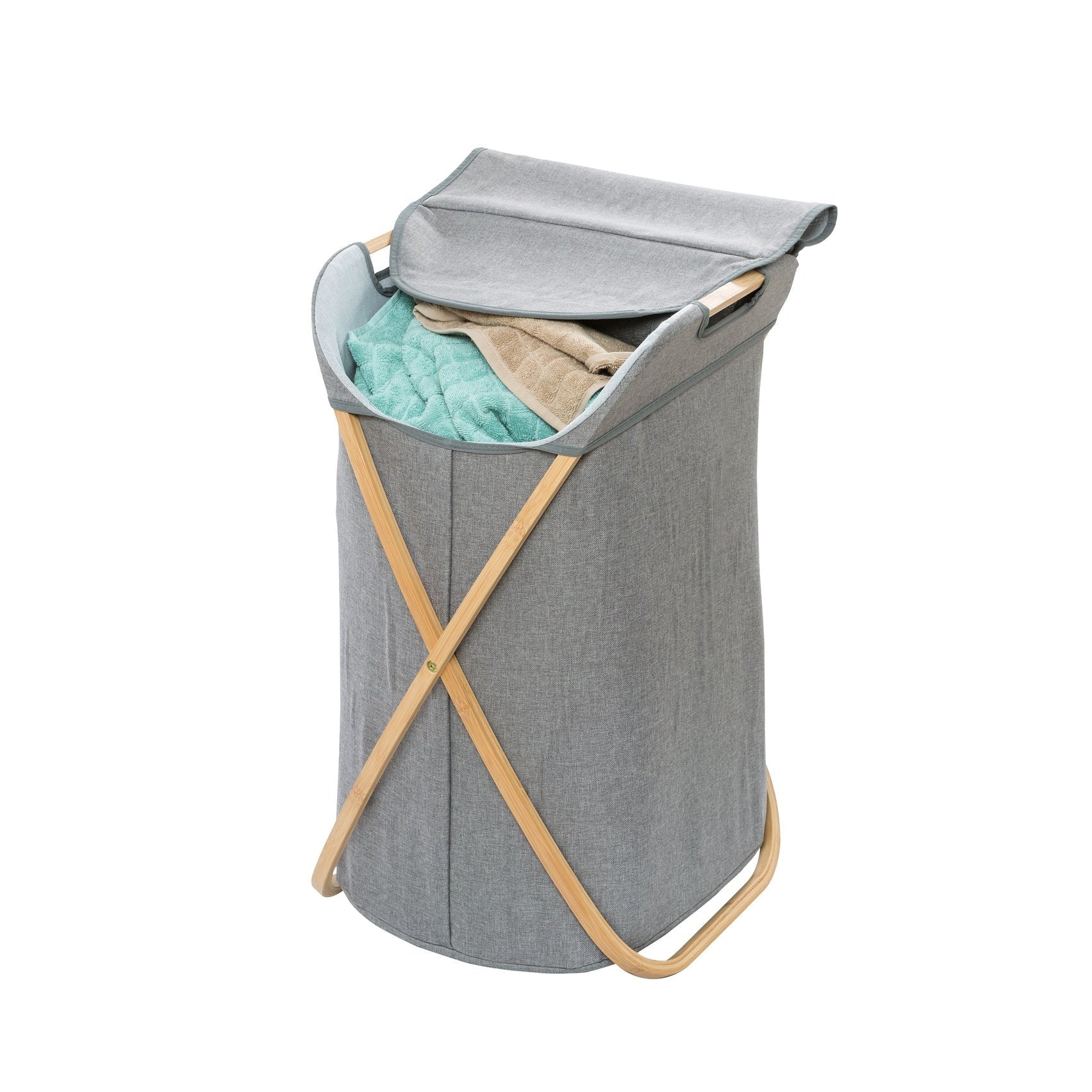 Laundry Basket 79L - Bahari - Bamboo Grey