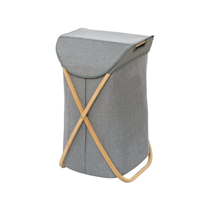 LAUNDRY BIN 79L - BAHARI RANGE - BAMBOO GREY