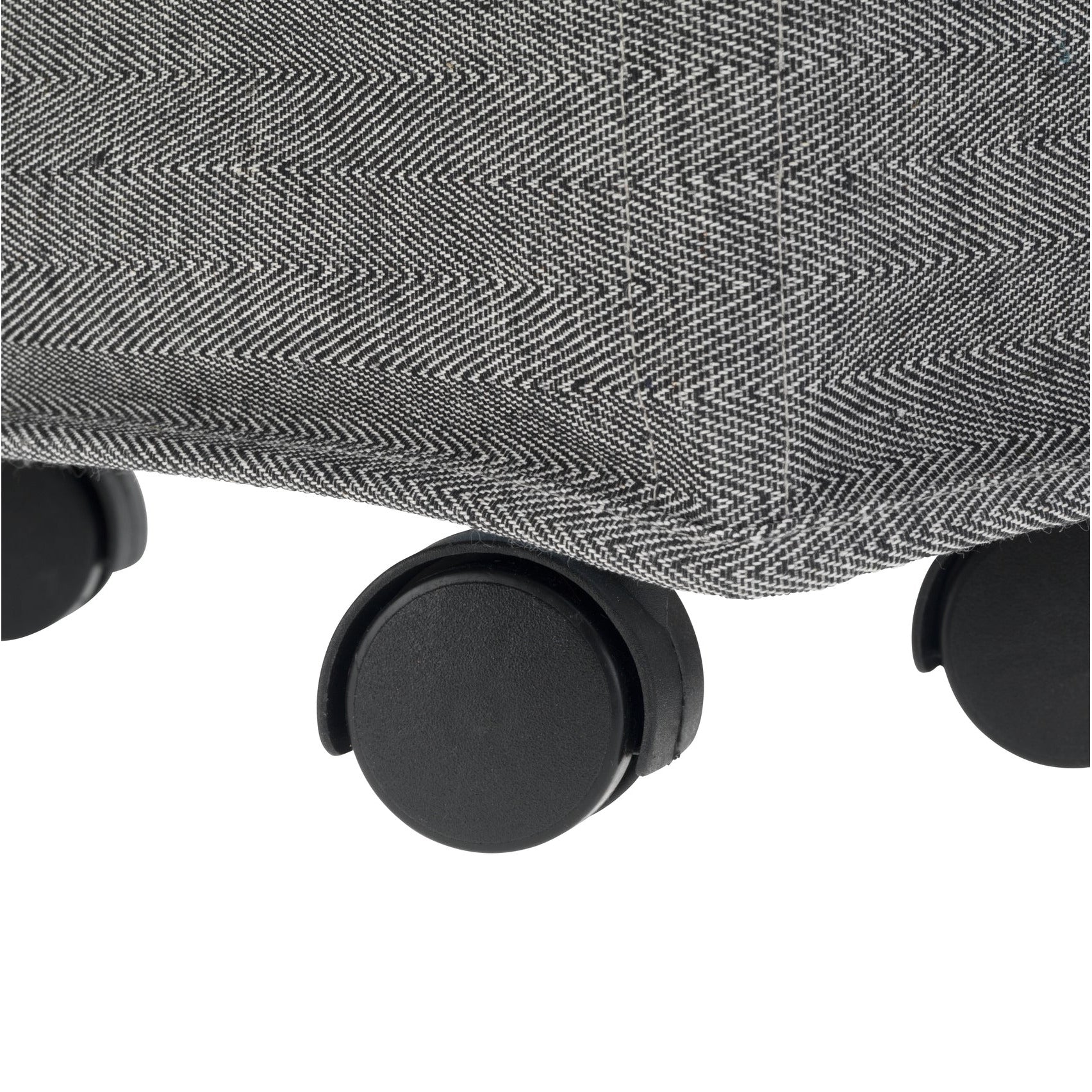 Laundry Basket 43L - With Lid - Corno Prime - Black-White