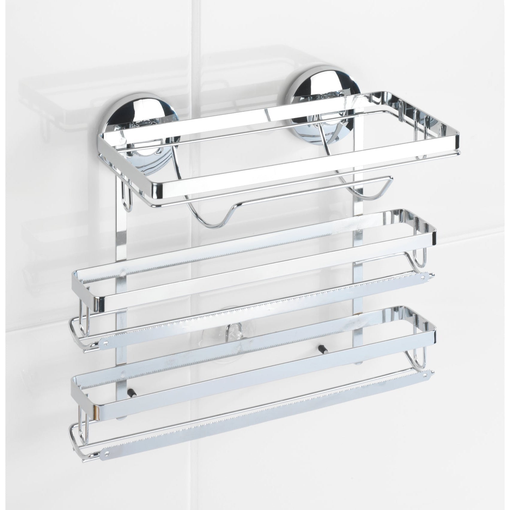 Magic-Loc Kitchen Roll Holder - Trio - No Drilling