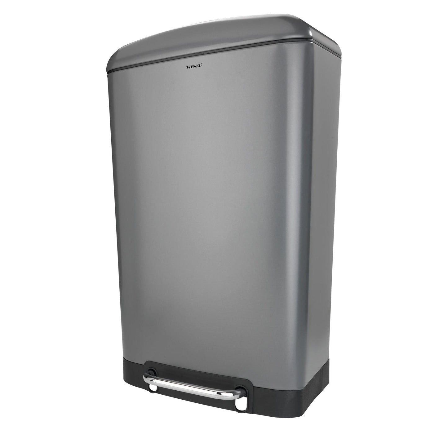 30L PEDAL BIN - STUDIO RANGE - EASY-CLOSE - STAINLESS STEEL - GREY