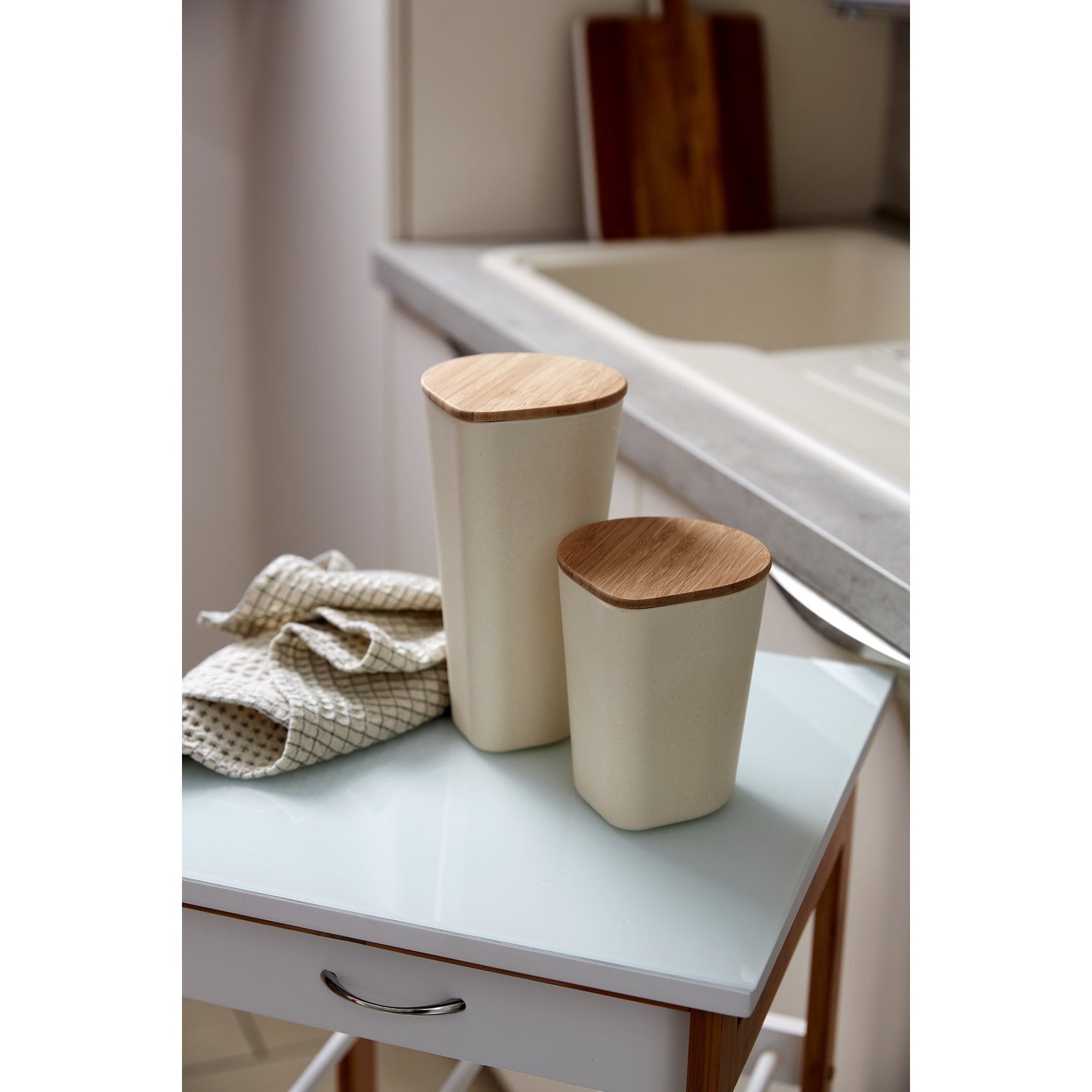 Derry Airtight Storage Container - Bamboo Lid - 1 Ltr