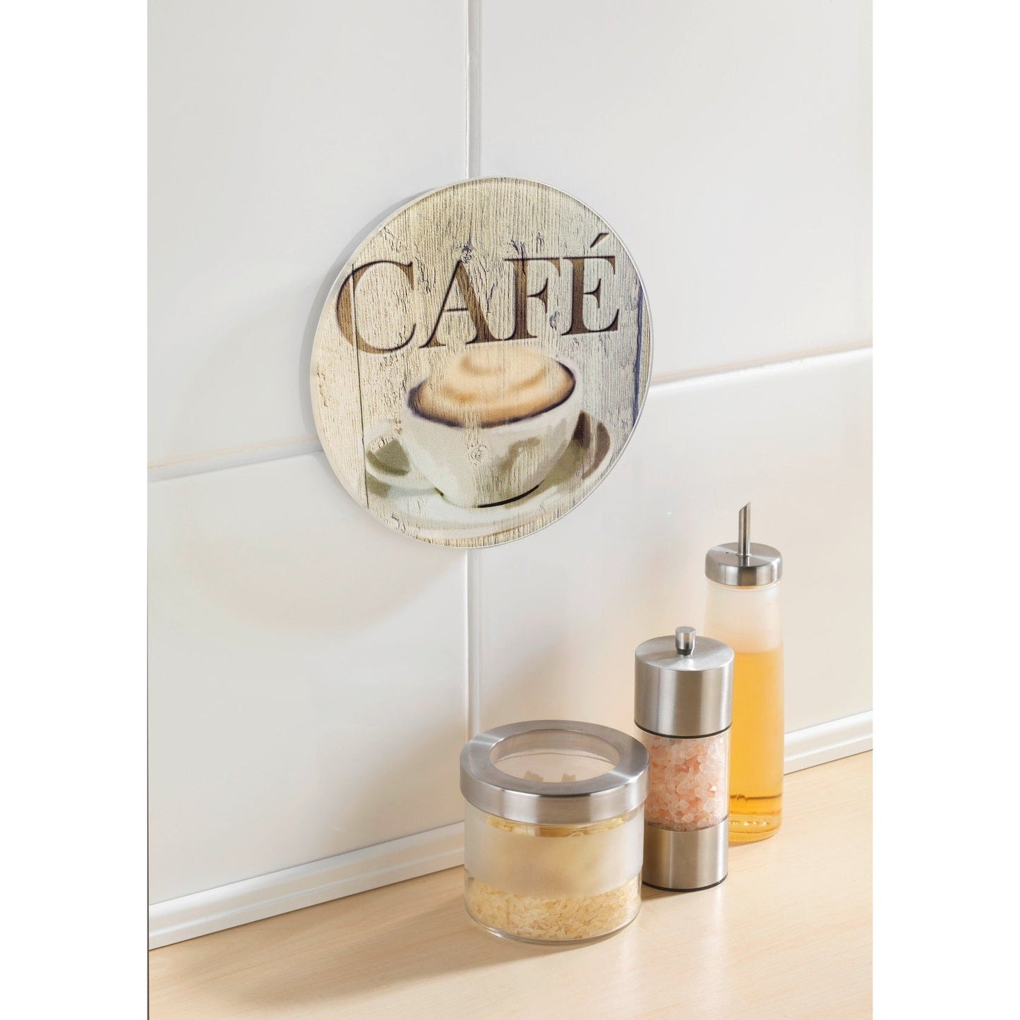 GLASS TRIVET  - 20CM  - CAFÉ DESIGN