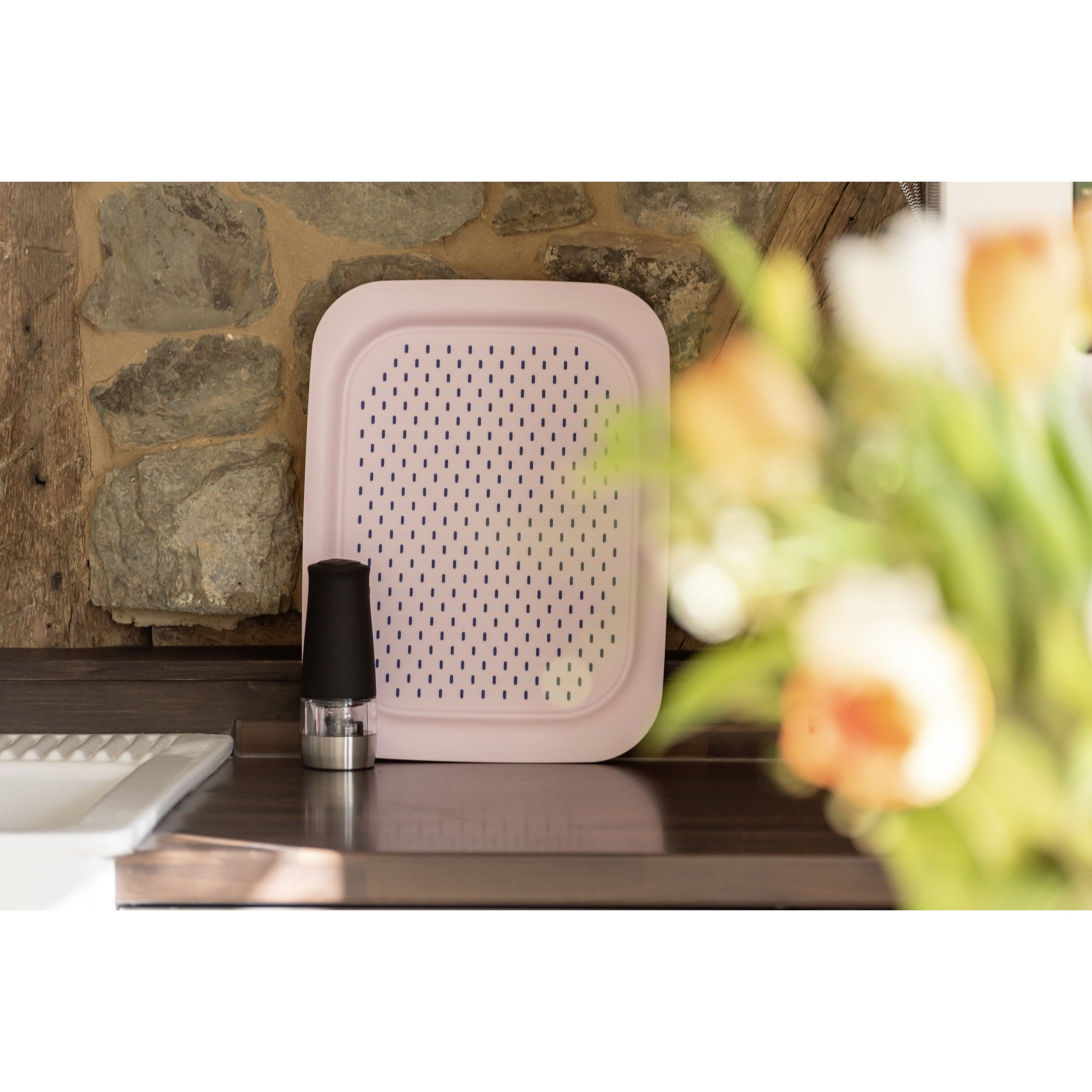 Serving Tray - Anti-Slip - 31X2X42 - Pink