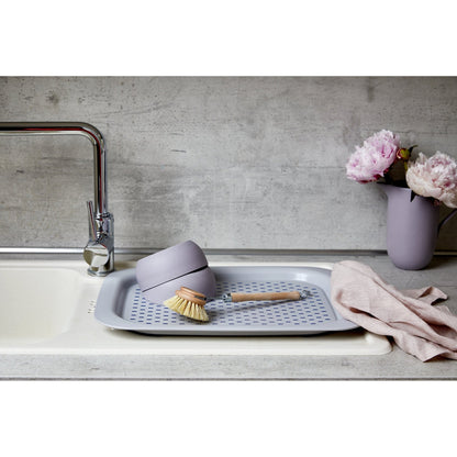 SERVING TRAY - ANTI-SLIP - 31X2X42 - GREY