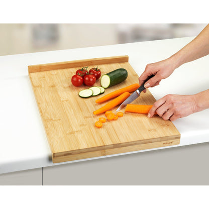 BAMBOO CUTTING BOARD - Z SHAPE - WITH EDGE - 45X1.5X35CM