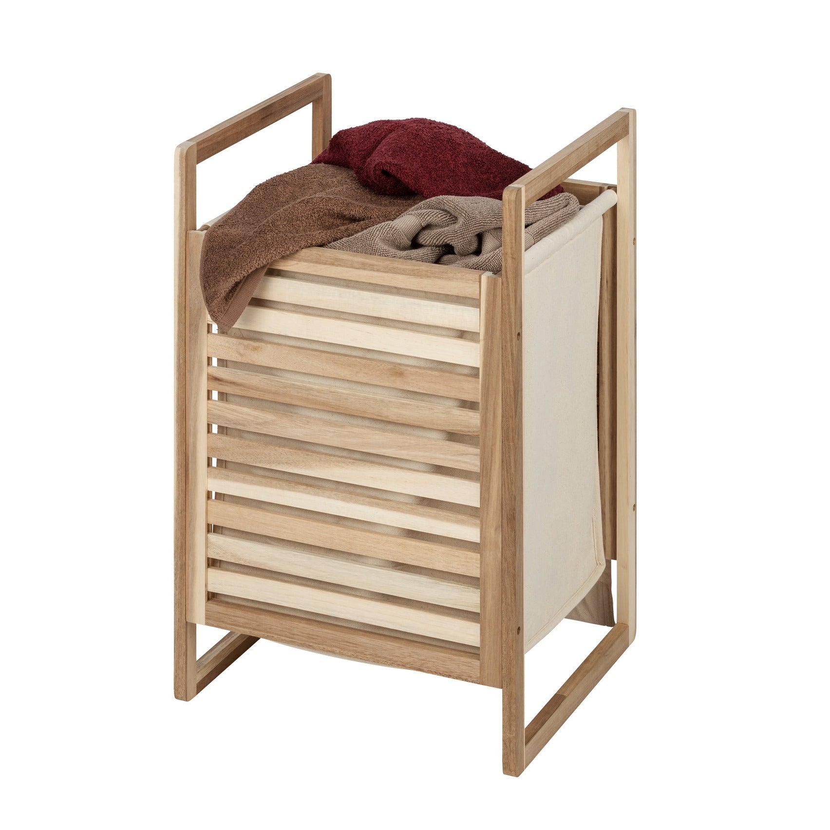 Laundry Basket - Acina - Acacia Wood