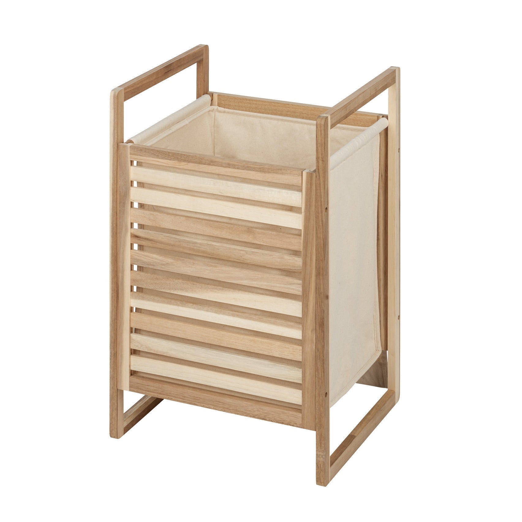 Laundry Basket - Acina - Acacia Wood