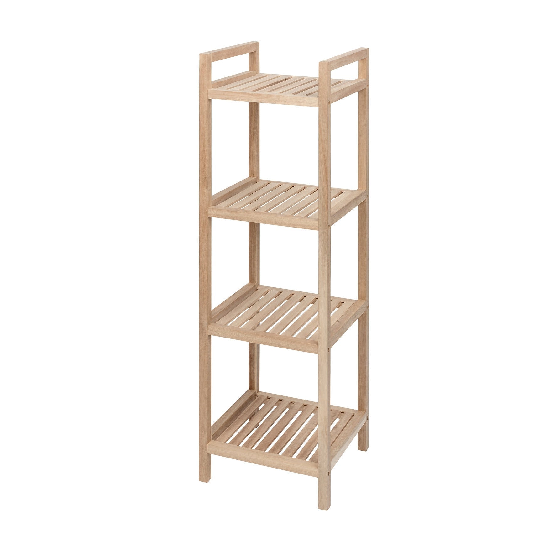 4-Tier Shelving Unit - Acina - Acacia Wood