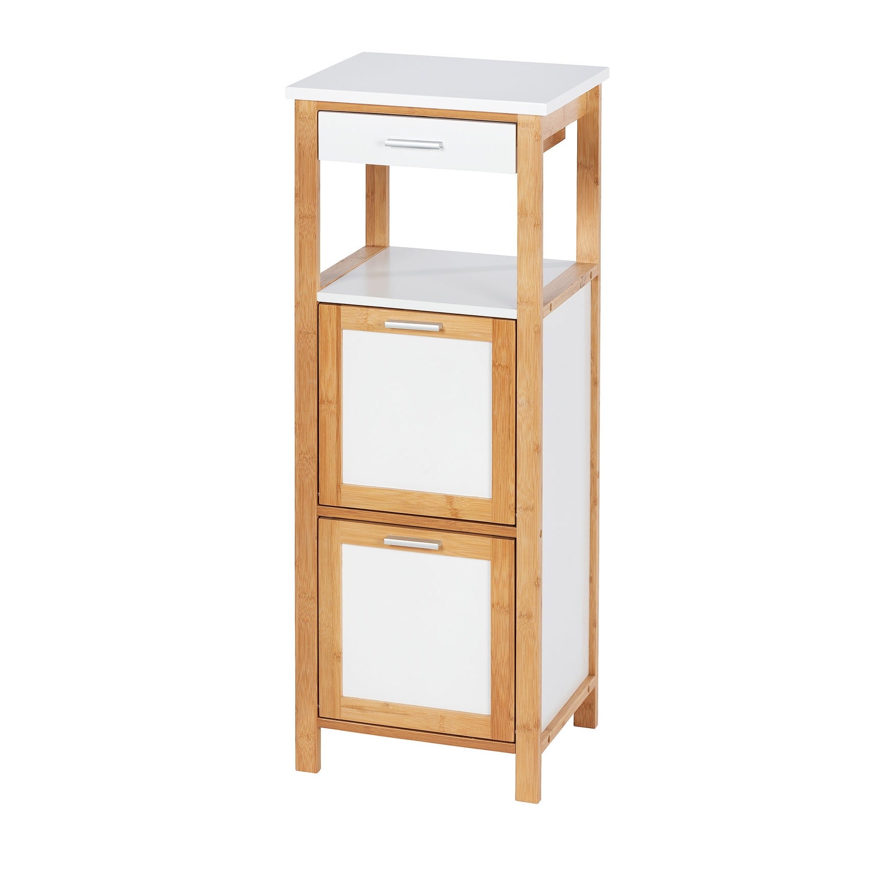 Shelving Unit W/ 2 Compartments + Drawer - Finja - Bamboo