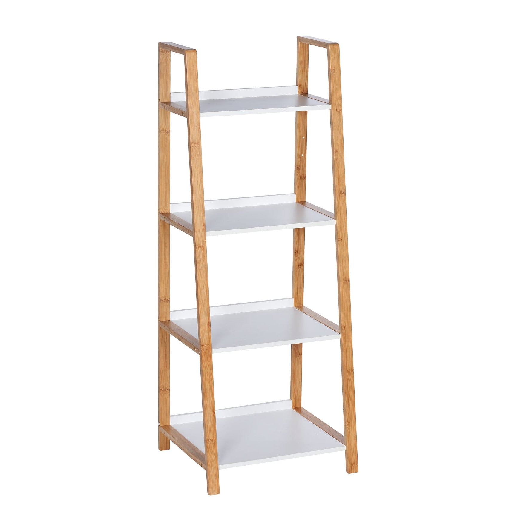4-Tier Shelving Unit - Finja - Bamboo