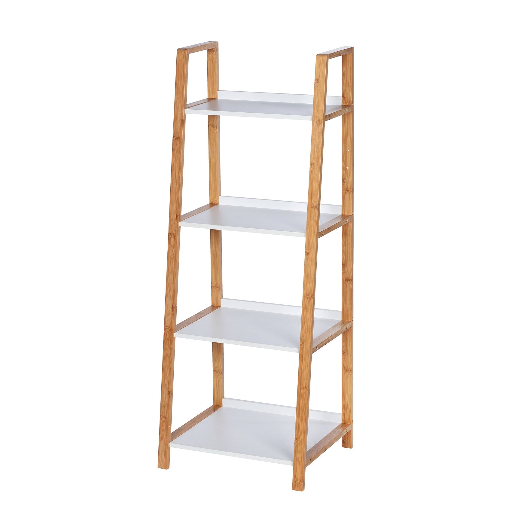 4-Tier Shelving Unit - Finja - Bamboo