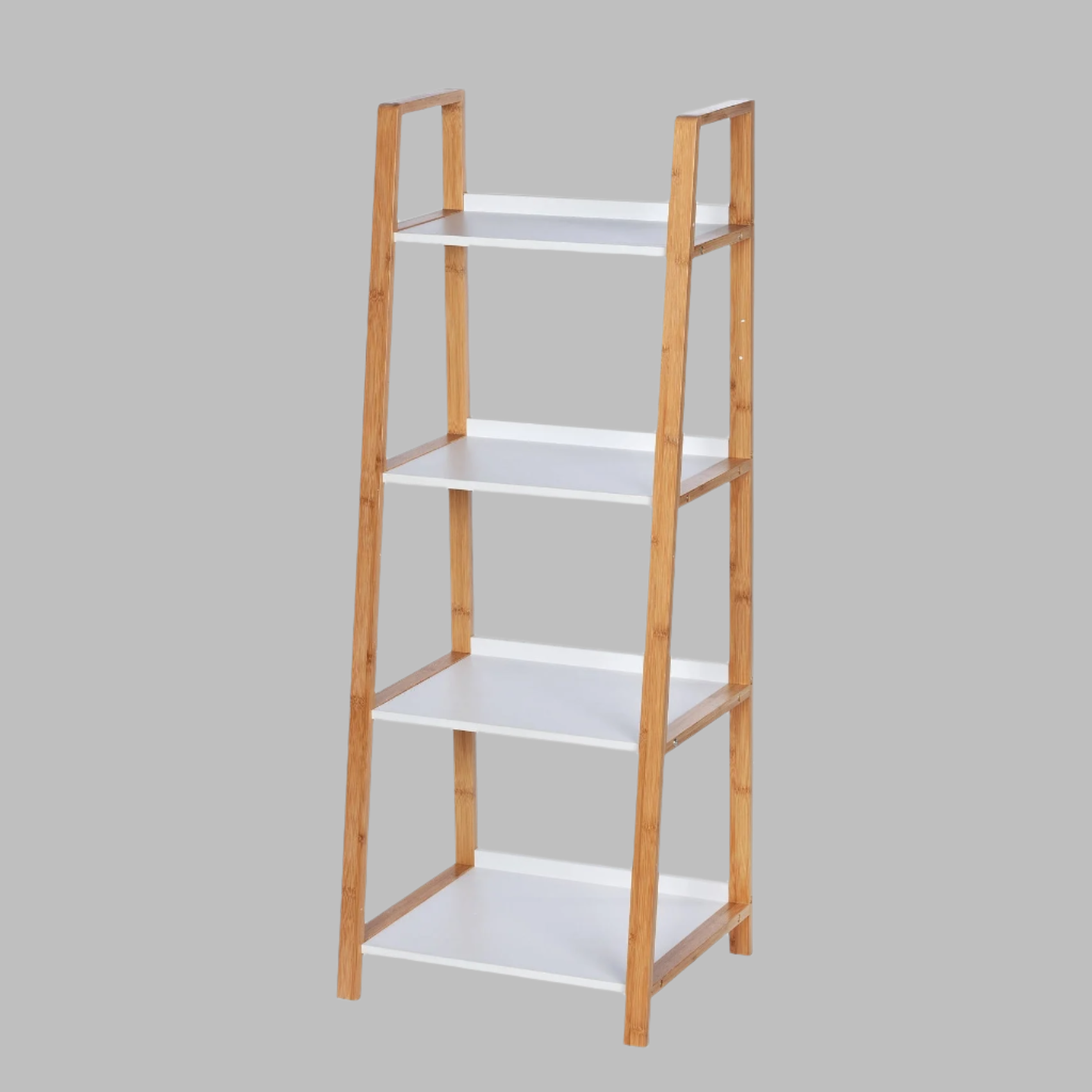 4-Tier Shelving Unit - Finja - Bamboo
