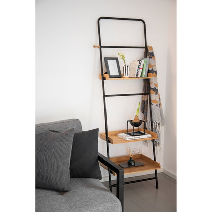 STANDING SHELF - LOFT - METAL & BAMBOO