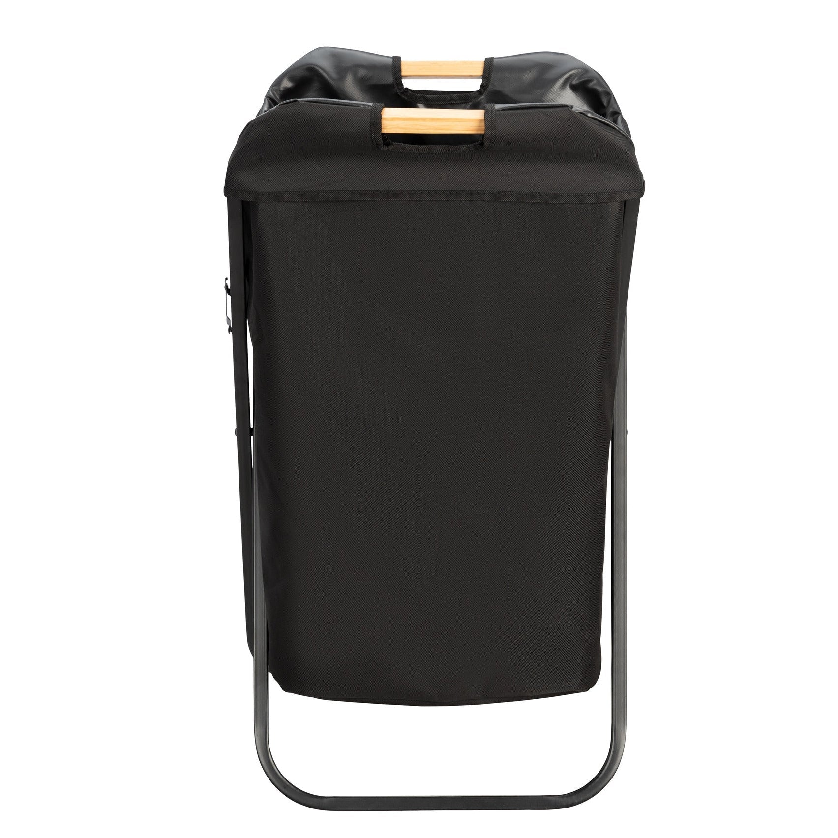 Laundry Basket 72L - Foldable Frame - Loft - Black