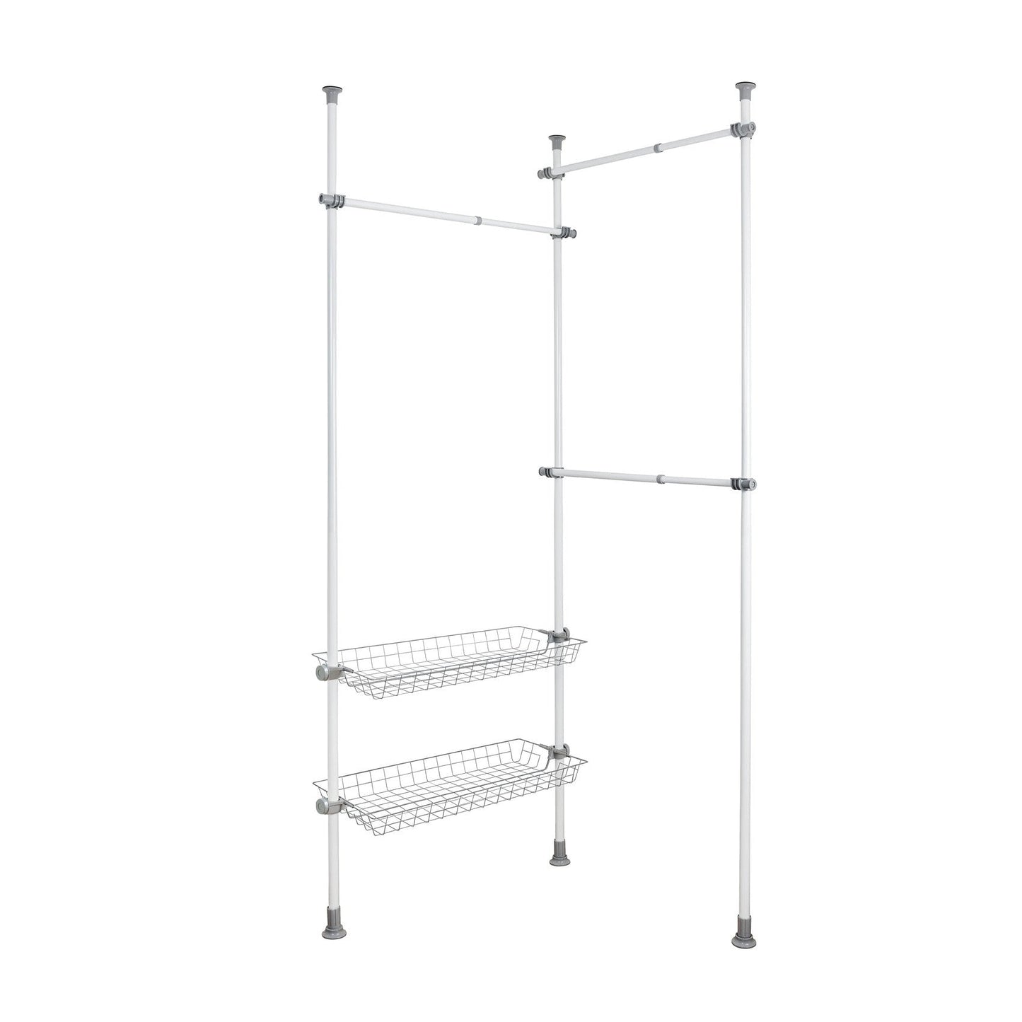 HERKULES DUO TELESCOPIC CLOTHES RACK SYSTEM