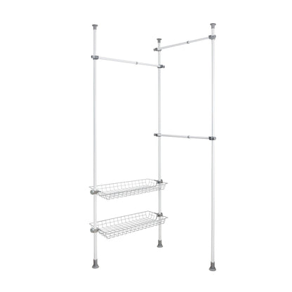 HERKULES DUO TELESCOPIC CLOTHES RACK SYSTEM