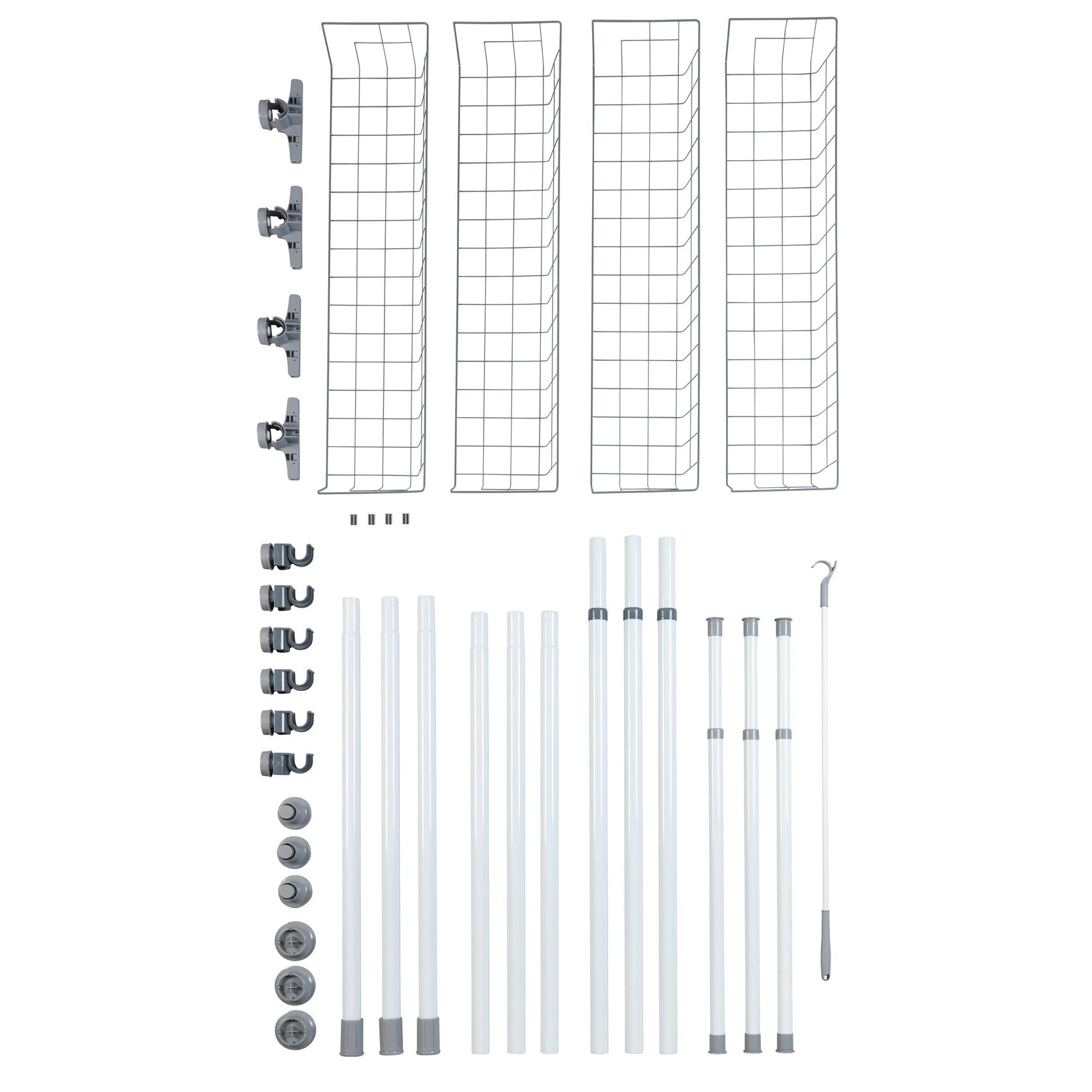 Herkules Duo Telescopic Clothes Rack System